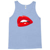 lips red kiss passion girl Tank Top