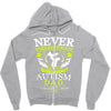 The Power Of An Autism Dad Zipper Hoodie