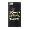 kings are born in january iPhone 7 Case