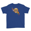 women's sugar skull purple Youth Tee