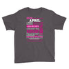 quens are born in april Youth Tee
