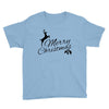 merry christmas flower Youth Tee