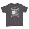 vintage made in 1991 perfectly aged a living legend Youth Tee