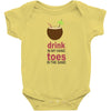 drink in my hand Baby Onesie