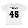 Trump 45 jersey number Toddler T-shirt