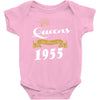queens are born in 1955 Baby Onesie