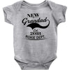 New Grandad 2018 Rokie Dept. Baby Onesie
