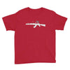 banksy style ak47 art   funny Youth Tee