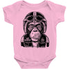 monkey in the motorcycle Baby Onesie