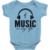 music is my life Baby Onesie