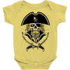 skull with beard Baby Onesie