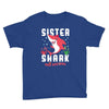 sister shark doo doo doo family matching Youth Tee