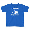 i support single moms stripper pole dancer funny saying Toddler T-shirt