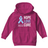 hope love cure stomach cancer awareness Youth Hoodie