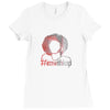 #IMWITHKAP (f154) Ladies Fitted T-Shirt