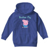peppa pig brother pig Youth Hoodie