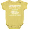 Sagittarius Woman Baby Onesie