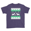 reindeer christmas ugly sweater Youth Tee
