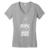 The More People I Meet The More I Love My Labrador Retriever Gifts Women's V-Neck T-Shirt