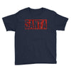 santa red glitter Youth Tee