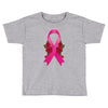 breast cancer pink ribbon Toddler T-shirt