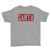 santa red glitter Youth Tee