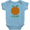 orange uglad Baby Onesie