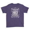 vintage made in 1957 perfectly aged a living legend Youth Tee