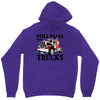 still plays with trucks family matching Unisex Hoodie