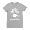 forrest gump   ping pong camp   cult film Ladies Fitted T-Shirt