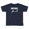 infidel t shirt  english retro cool Toddler T-shirt