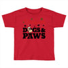 christmas dogs and paws Toddler T-shirt