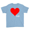 Besties Heart Family Matching Youth Tee