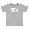 i'm not short, i'm fun size   small tiny little shorty person gift tee Toddler T-shirt