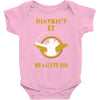 DISTRICT 12 WE SALUTE YOU Baby Onesie