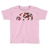 mama bear baby bear floral Toddler T-shirt