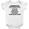 Smartass November Girl Baby Onesie