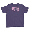 pig oink funny Youth Tee