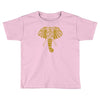 tribal print elephant geometric gold animals cool Toddler T-shirt