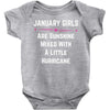 January Girls Baby Onesie
