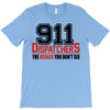 911 dispatcher heroes black logo T-Shirt