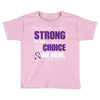 we don't know how strong we are until being strong is the only choice Toddler T-shirt