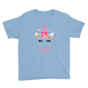 birthday unicorn family series birthday girl Youth Tee