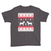 reindeer christmas ugly sweater Youth Tee