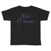 merry christmas colorful glitter Toddler T-shirt