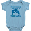 my favorite exercise is video games Baby Onesie