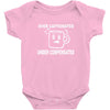 over caffeine Baby Onesie
