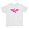 breast cancer wonder woman Youth Tee