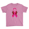 breast cancer pink ribbon Youth Tee