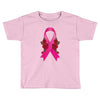 breast cancer pink ribbon Toddler T-shirt